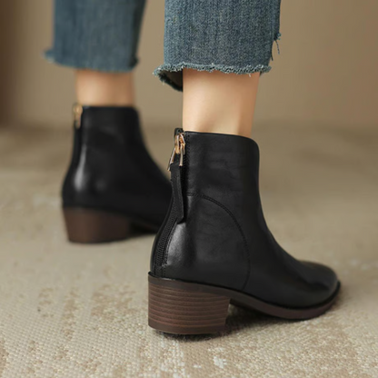 Claudine™ | Bottines de luxe à talon bas