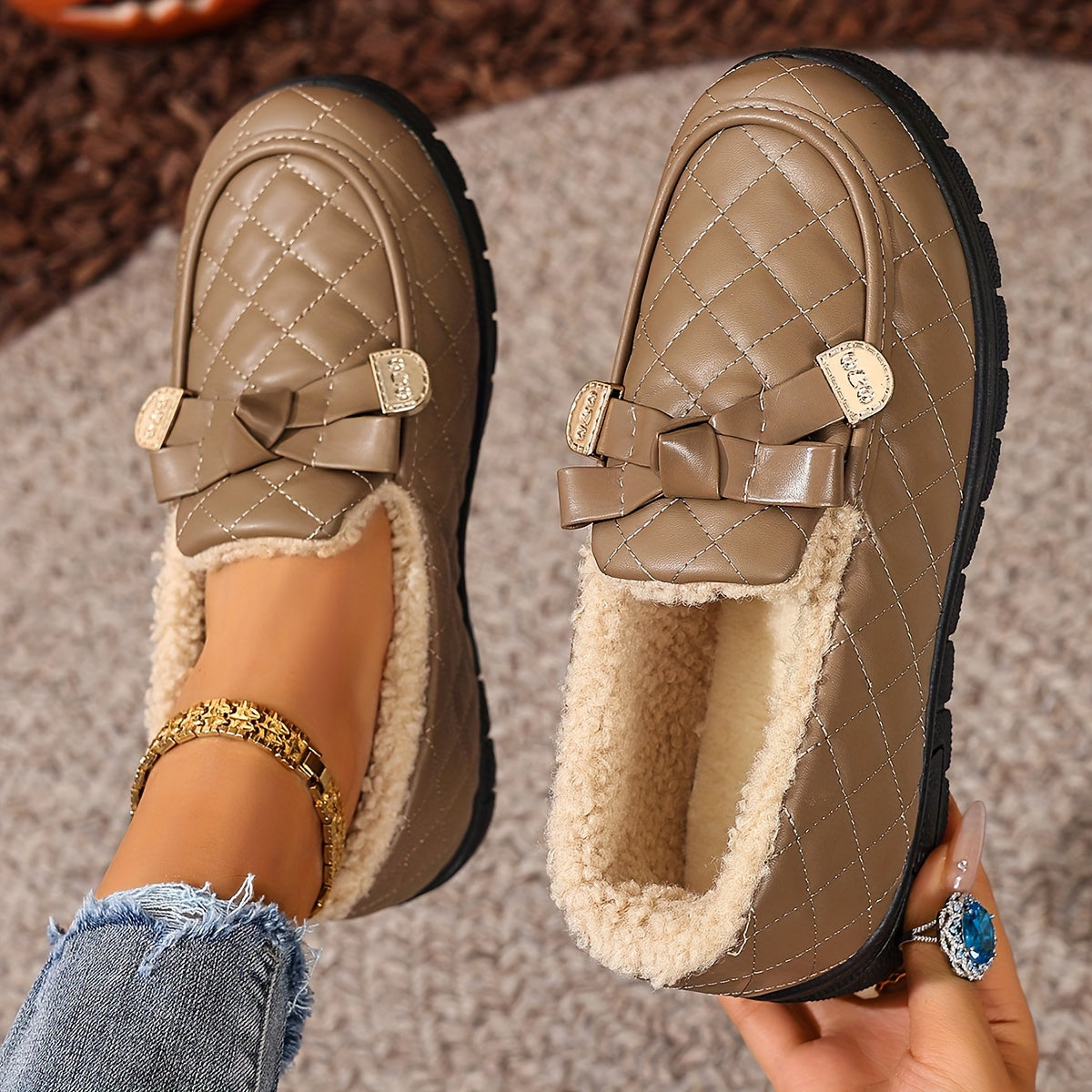 Véralyne – Chaussures Chaudes à Confort Quotidien