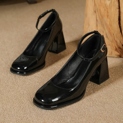 Camille | Escarpins Vernis Élégants